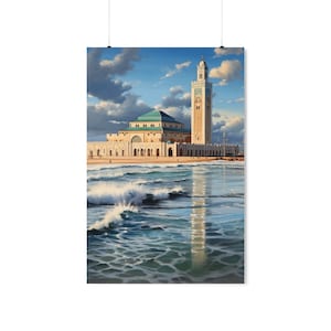 Mosque In Morocco Wall Art - Acrylic Style