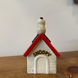 90S Godinger Snoopy Silver Plated Dog House Bank/Typewriter