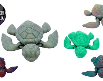 Figura detallada de tortuga marina y huevo