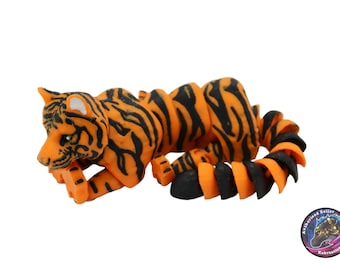 3D Printed Articulated Tiger Fidget Toy