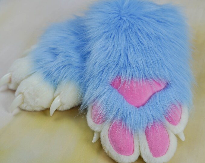 Costume Furry Fursuit Paws Commission Cosplay Cat Paws Etsy