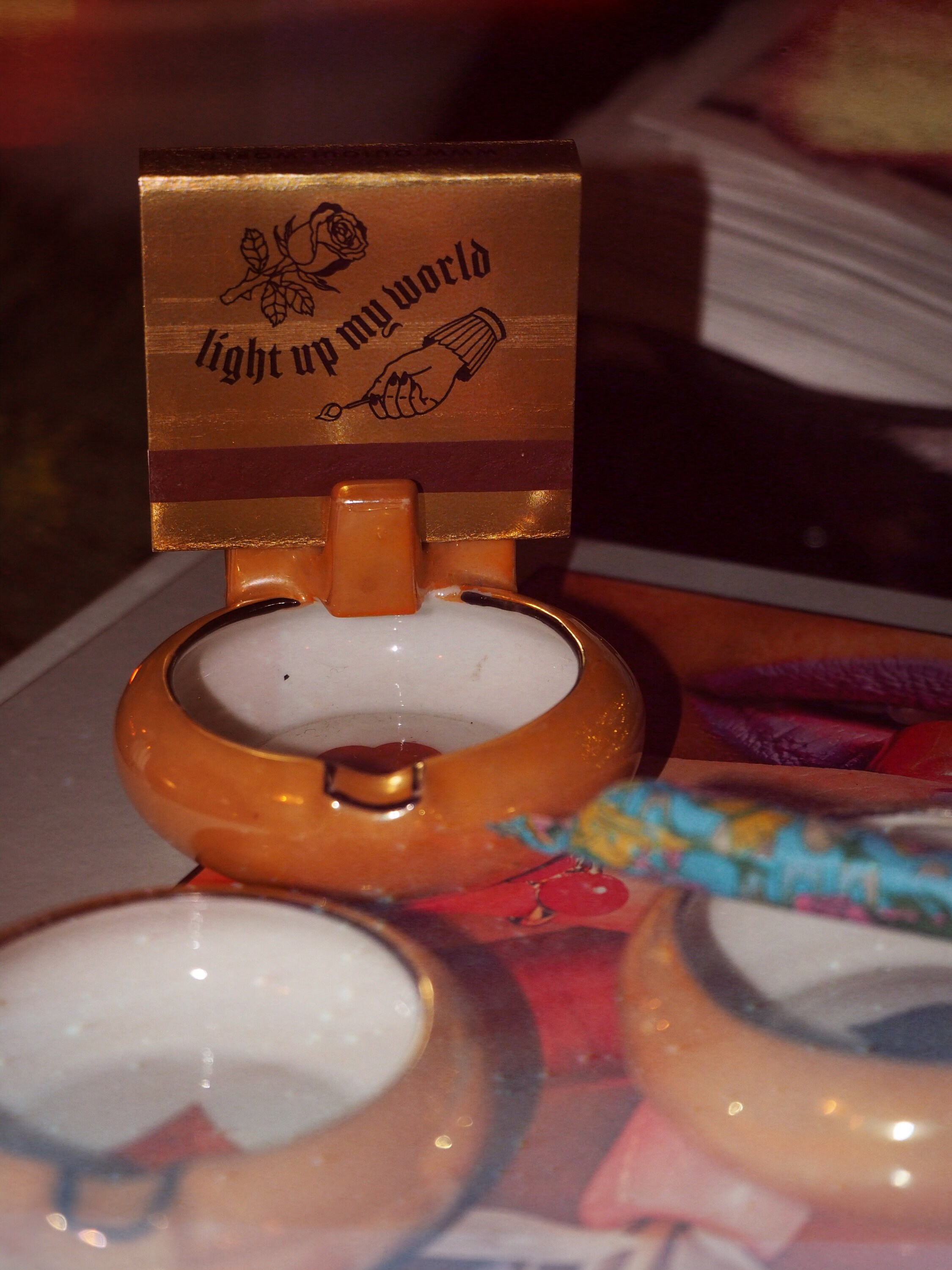 Mini Japanese Playing Card Ashtray Set Etsy Australia