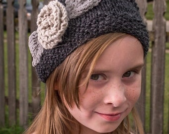 Head warmer-ear warmer-knit ear warmer-knit head warmer-flower head warmer-knit headband-flower headband-flower head warmer-