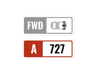 Forza Honda Civic Type R FK8 Sticker Pack Car guy Gift Petrolhead Class A 727