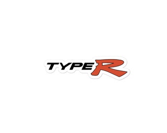 Honda Type R Sticker Black