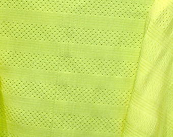 Power mesh knit 4 way stretch fabric 60" wide neon green by the yard