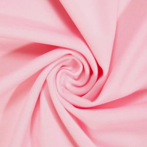 Jersey Knit 100% Organic Cotton Fabric 8.2 Ozs. 72&quot; Wide Color Baby Pink BTY