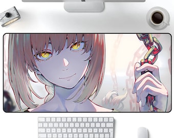 Chainsawman mouse pad Makima mouse pad Chainsawman xxl mouse pad anime girl mouse pad Manga mouse pad gamer gift mouse pad Chainsawman xxl mouse pad