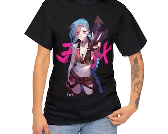 Arcane t-shirt jinx t-shirt women's t-shirt gift Arcane Gift Jinx shirt woman shirt leauge of legends t-shirt leauge of legends gift lol shirt