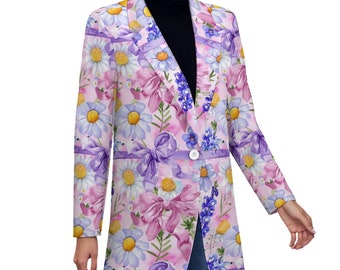 April Blooms Blazer: Celebrate Spring with Birth Month Flowers