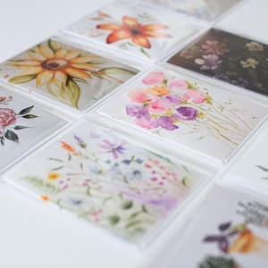 Bundel met bloemenkaarten (set van 10)