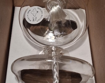 Princess House Crystal Floating Oil Lamps – Set of 3 – New Old Stock – #601