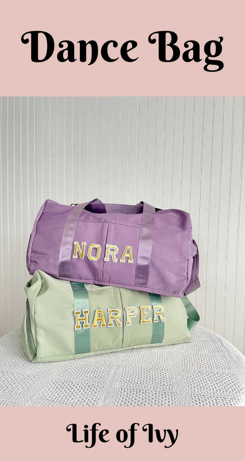 Customized Dance Bag Dance Duffle Bag Monogrammed Gym Bag for Etsy