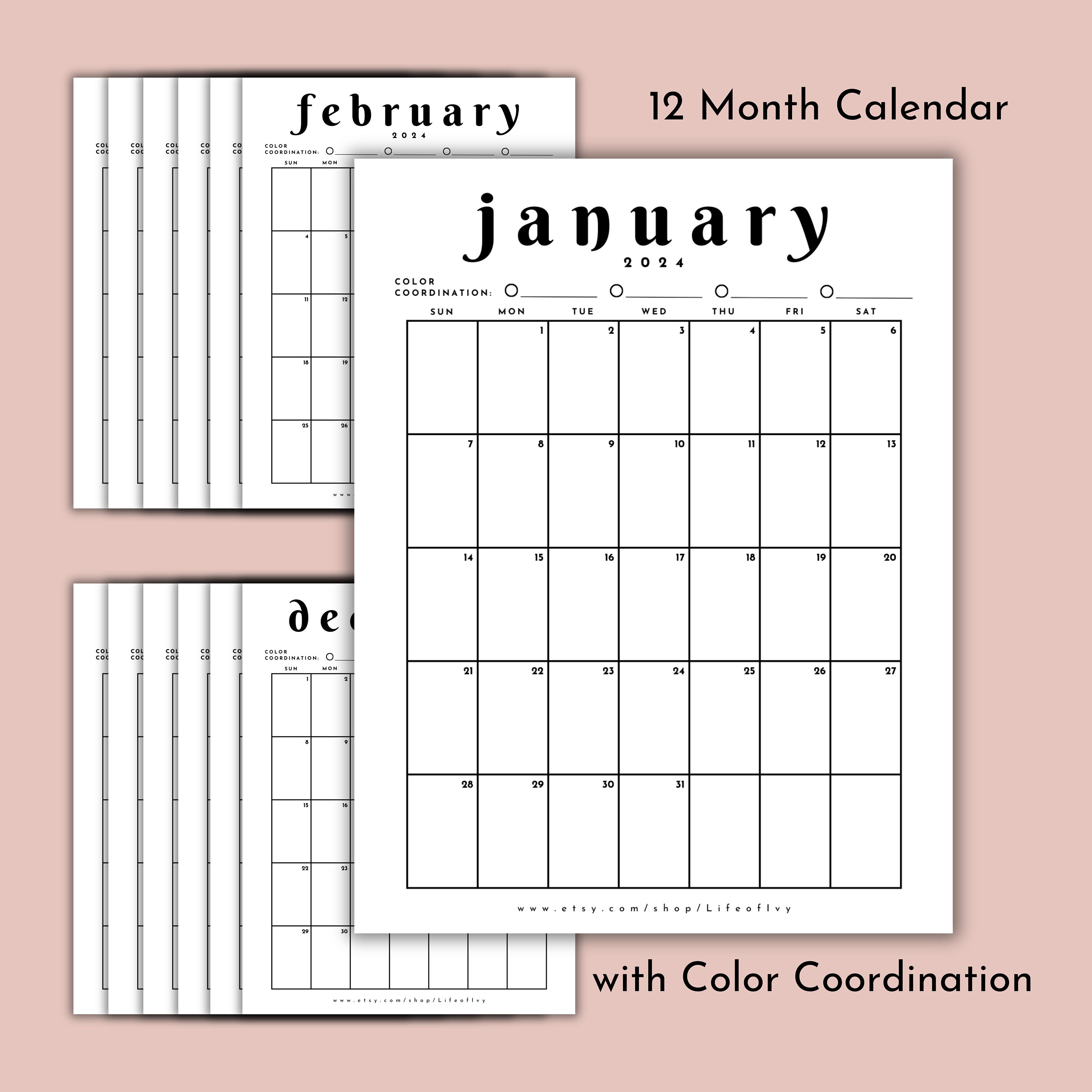 Printable 2024 Mom Planner Printable 2024 Mom Agenda Mom Digital