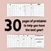Classroom Wall Calendar Printable School Year Calendar Bundle - Etsy