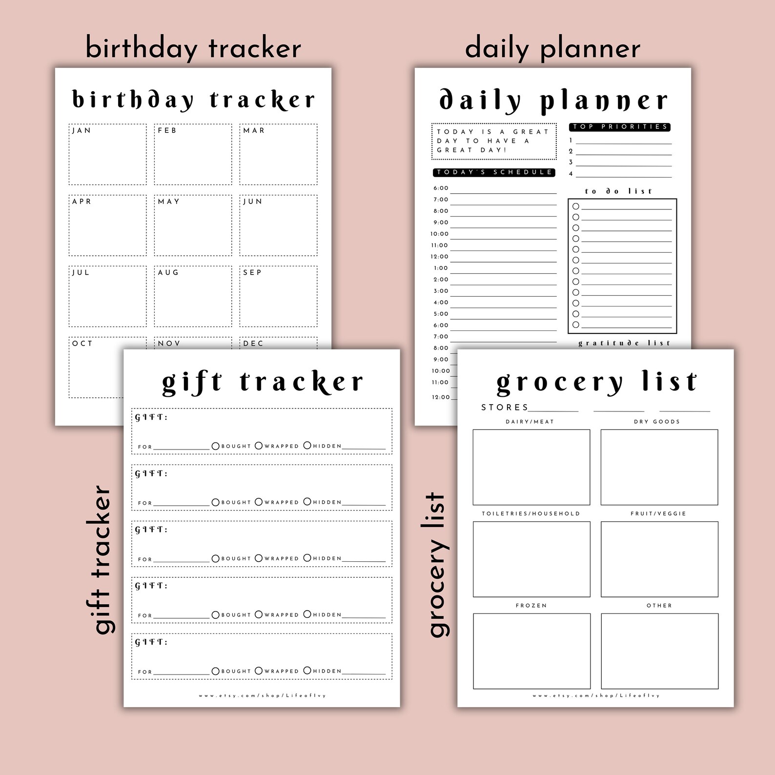 Goodnotes Calendar Planner 2024 Digital Planner Printable Etsy