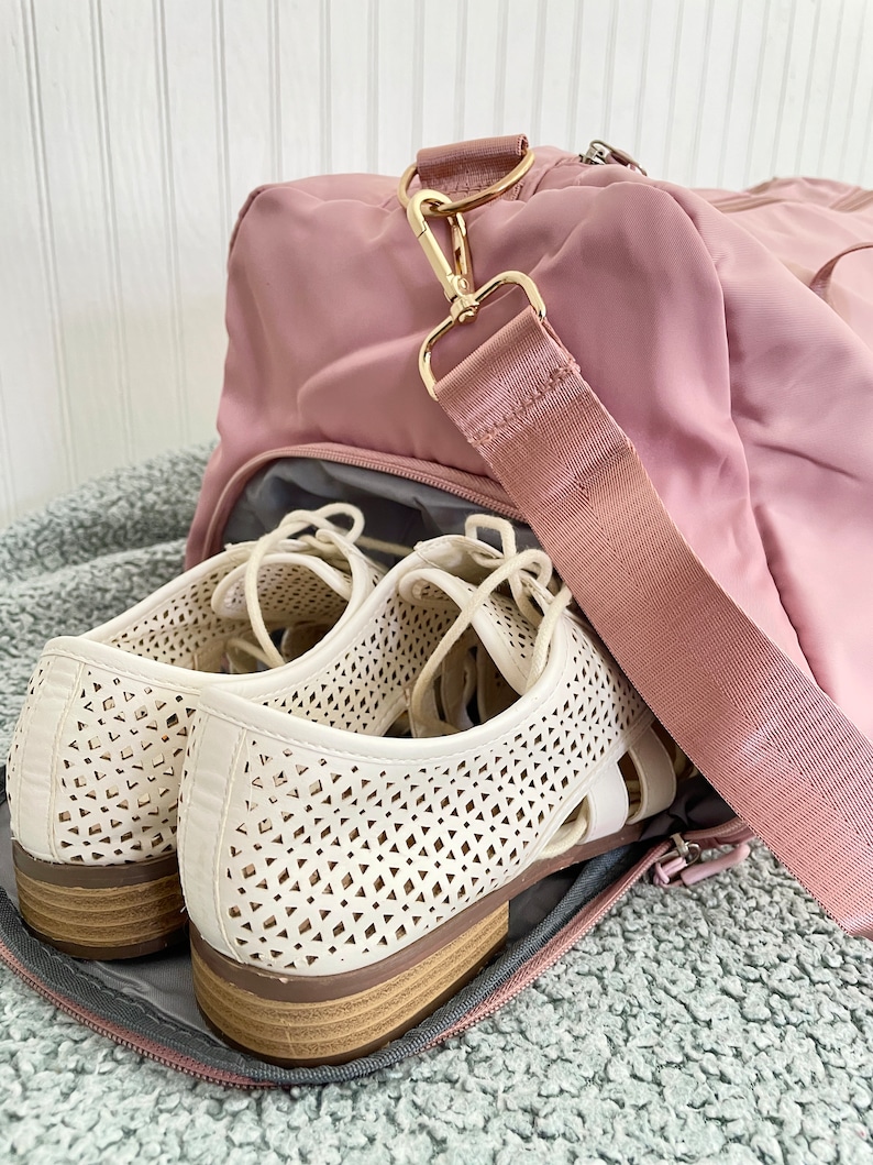 Dance Bag Shoe Compartment Duffle Bag Personalized Duffel Bag Etsy