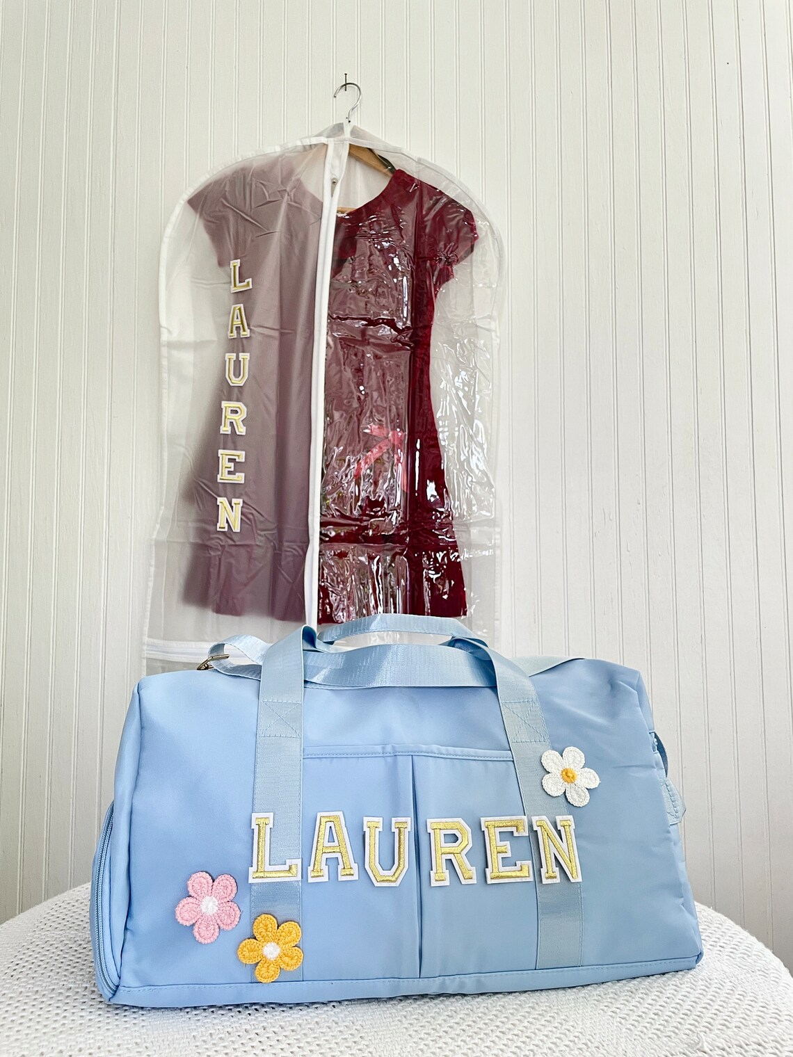 Dance Bag Shoe Compartment Duffle Bag Personalized Duffel Bag Etsy