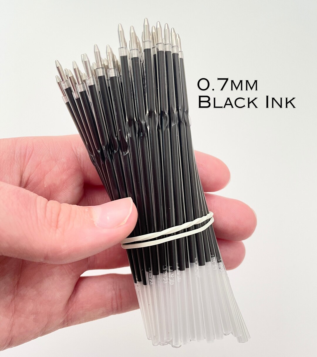 Pen Refill Black Ink Cartridge Ball Point Pen Ink Refill Retractable