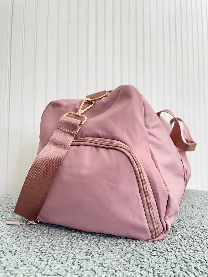 Dance Bag Shoe Compartment Duffle Bag Personalized Duffel Bag Etsy