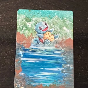 Peinture de carte Pokémon personnalisée