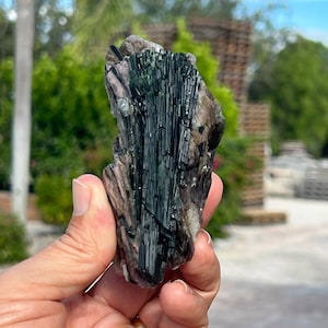 Black Tourmaline Cluster