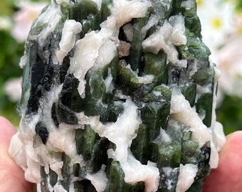 Tourmaline Green Tourmaline Cluster