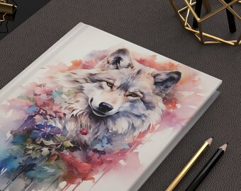 Embrace the Spirit of the Wolf: Hardcover Journal, Roam Free with Our Wolf Inspired Journal, Wolf Journal, Wolf Notebook, Wolf Diary