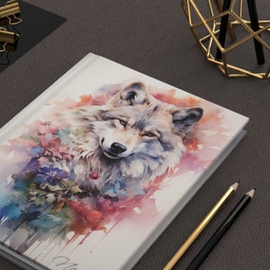 Embrace the Spirit of the Wolf: Hardcover Journal, Roam Free with Our Wolf Inspired Journal, Wolf Journal, Wolf Notebook, Wolf Diary