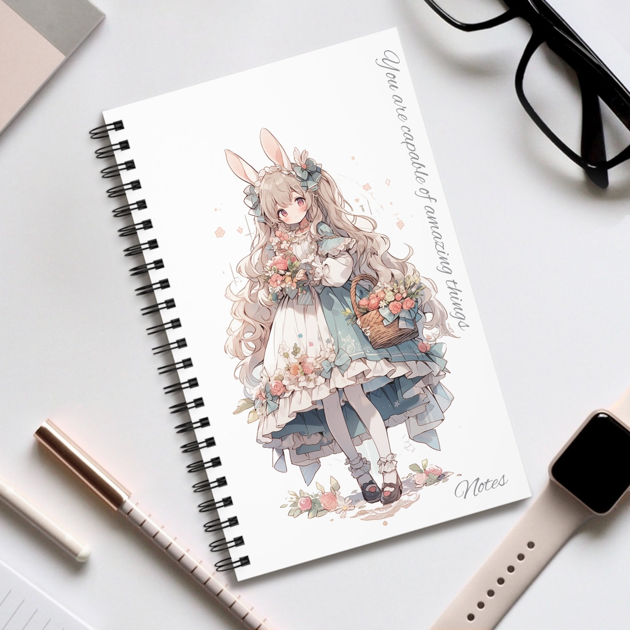 Cold Weather Warm Heart Girl Anime Notebook