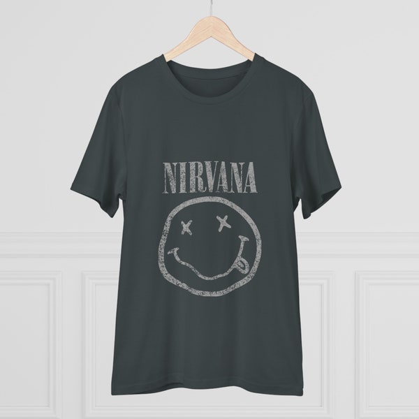 Nirvana Smiley Face T-Shirt Gift for Grunge Lover Gift T-Shirt for Music Lover