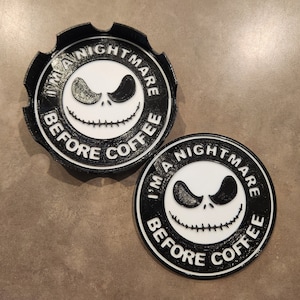 Nightmare Before Coffee Coasters
