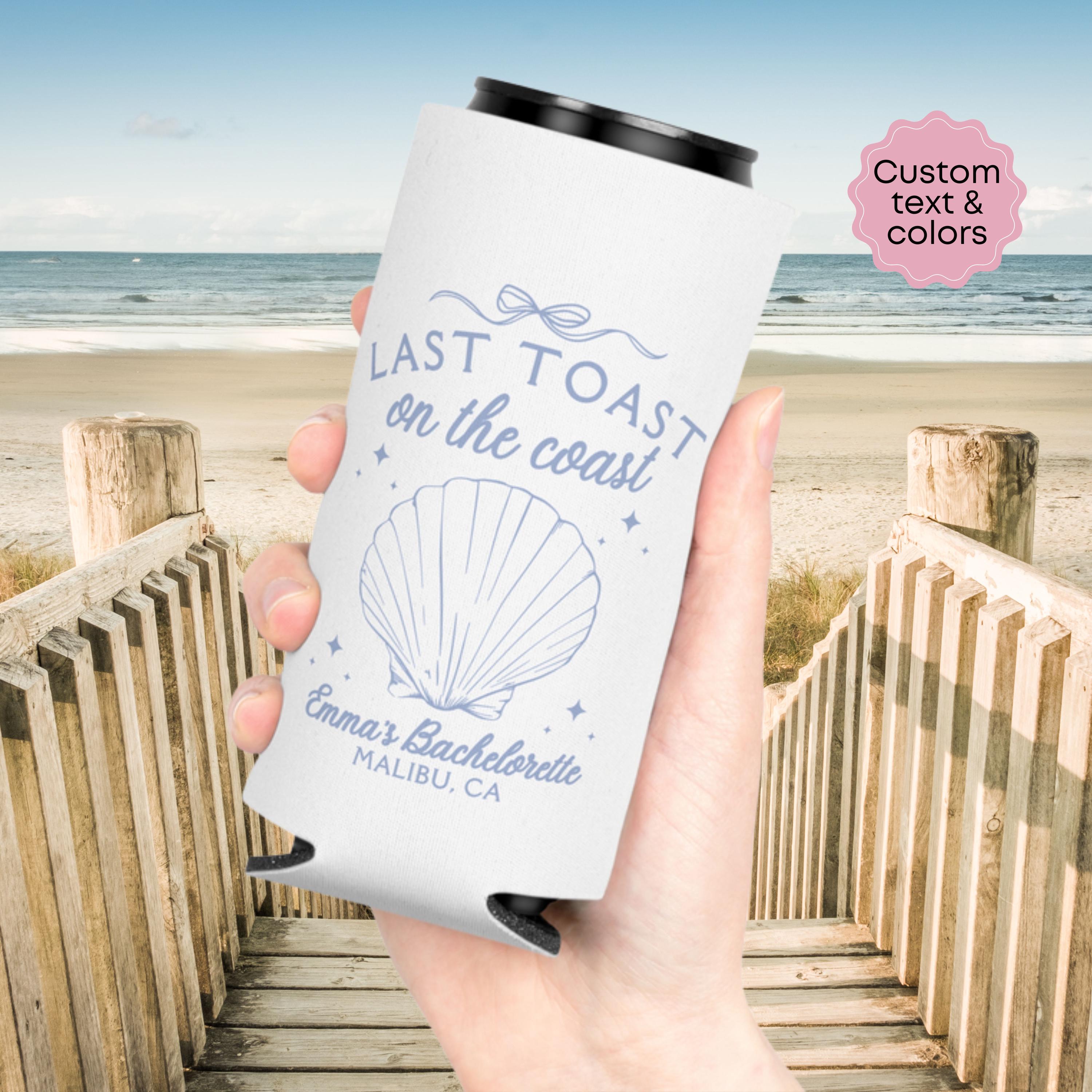 Custom Beach Can Cooler
