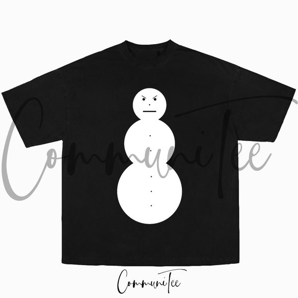 Snowman Snow Man Young Jeezy Rap Tee Big Face Head Vintage Retro 90s 00s Style Graphic Hip Hop T-shirt