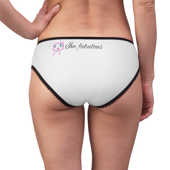 White Women Underwear With Custom Brand Detail, Personalized Women's Briefs  AOP Customizable and Stylish Underwear Women's Briefs AOP -  Canada