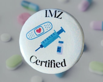 Knapp för vaccinationscertifiering, tillbehör till hälso- och sjukvårdsbricka