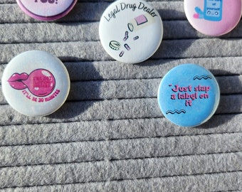 Pharmacy button pack