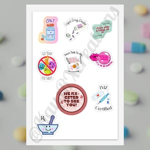Fun Pharmacy Sticker sheet