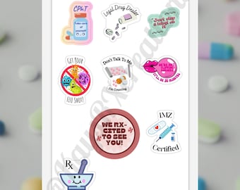 Fun Pharmacy Sticker sheet