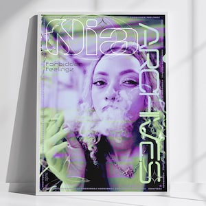 Aesthetic Nia Archives Forbidden Feelingz Poster High Quality A4 A3