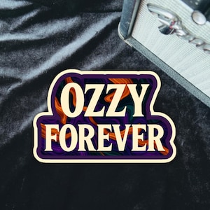 Ozzy Forever-klistermärke: Rockmusik-vinyldekal - Heavy Metal-hyllning