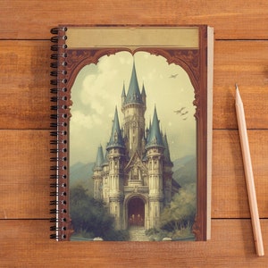 Camelot Inspired Journal, Arthurian Knights of the Round Table Notebook, Dungeons and Dragons Accessory, Daily Journaling, Meditations