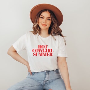 Hot Cowgirl Summer Graphic Tee,