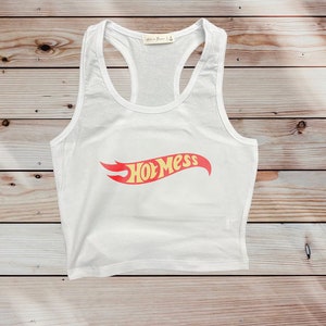 Hot Mess Cropped Tank Top
