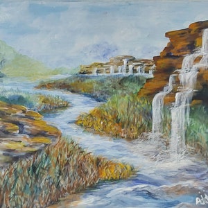 Cleansing Acrylic Painting