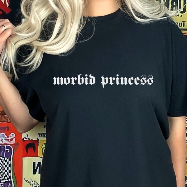 Morbid Princess - Goth T-shirt Emo Style Tee Grunge tshirt