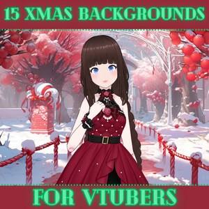 15 個のクリスマス Vtuber 背景、ホリデー背景、Vtuber 背景、ストリーム背景、ZoomBackground、Twitch 背景、アニメ背景