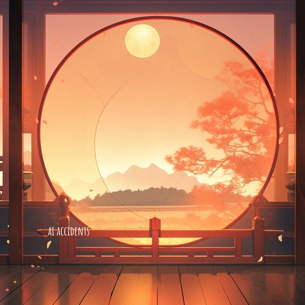 5 Japanese Vtuber Backgrounds, Oriental, Chinese, Asian, Vtuber Backdrop, Stream Background, Twitch Background, Anime Background, Zoom