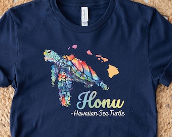 Honu Hawaiian Sea Turtle T-Shirt: Trendy Summer Outfit