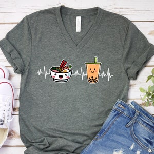 Boba & Noodle Shirt: Kawaii Asian Foods Tee